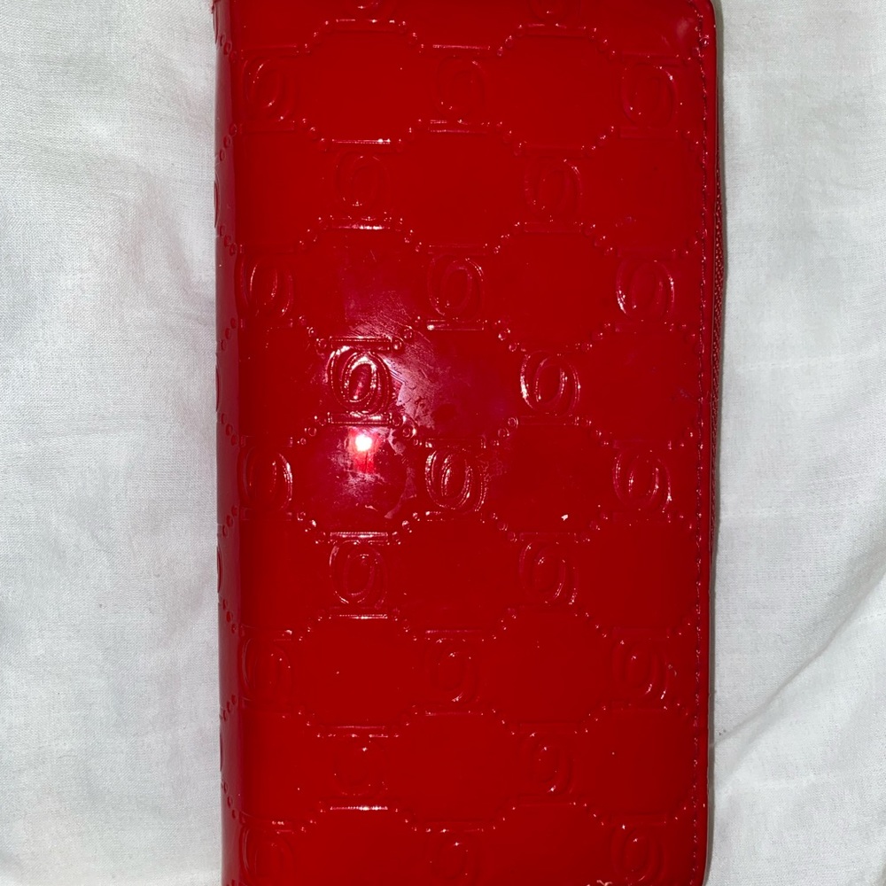 Red Bebe Wallet Ruby Red With Gold - image 2